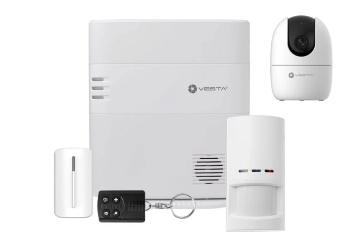 Vesta Draadloos alarmsysteem met IP binnen camera ELITE main product photo